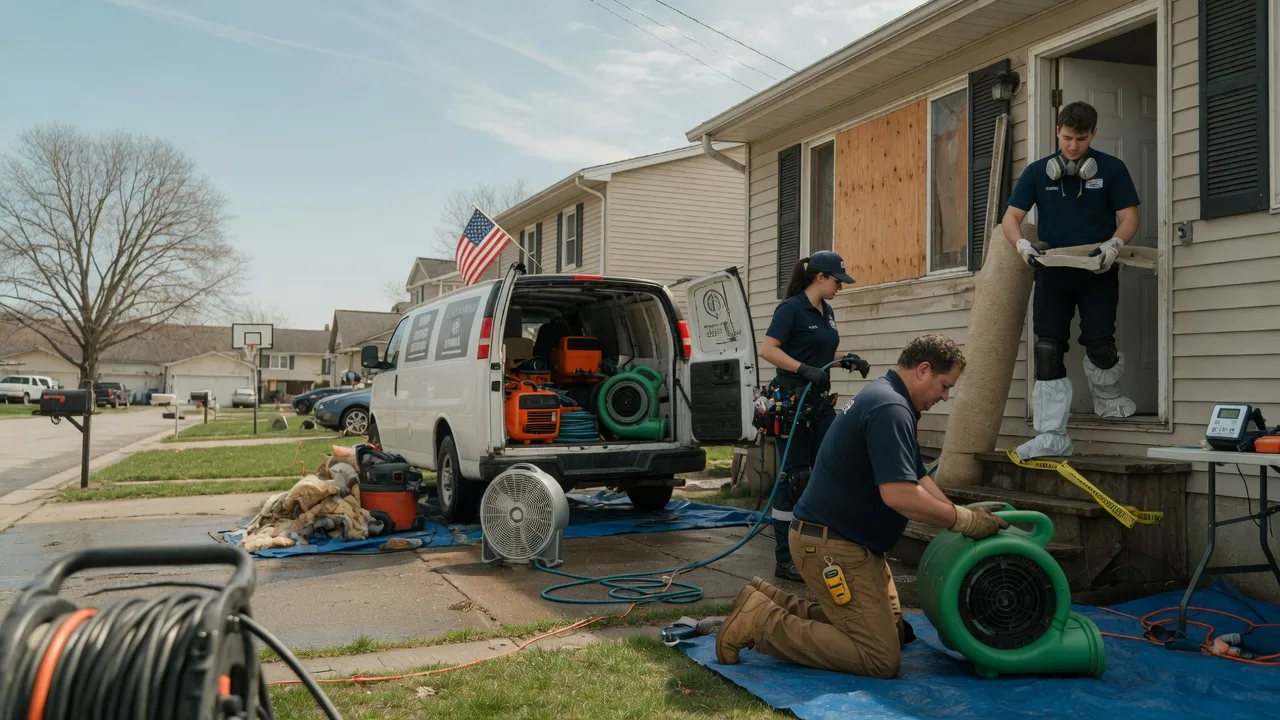 Water Damage Restoration in Wedron, IL near me